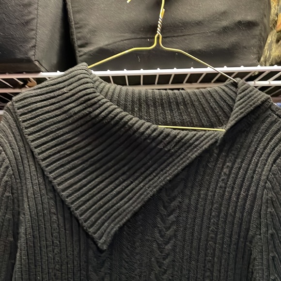 Ladies Calvin Klein black sweater dress small - Picture 2 of 6